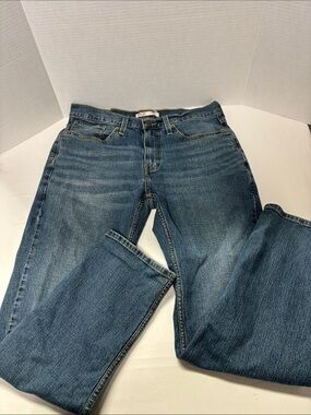 Signature by Levi Strauss Straight Leg Blue Jeans